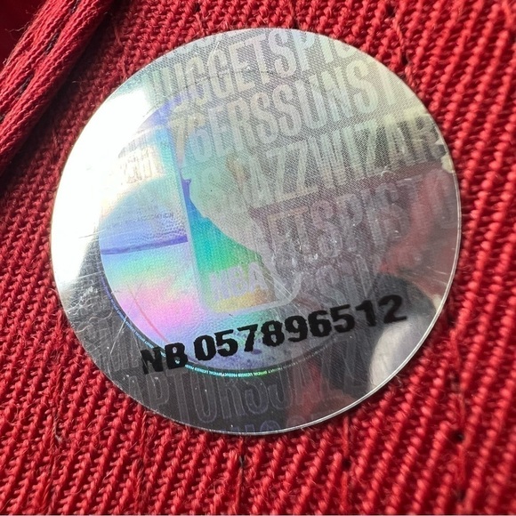 Adidas Miami Heat Fitted Wool Red & Black Flat Cap, Size 7 5/8 - Picture 10 of 10